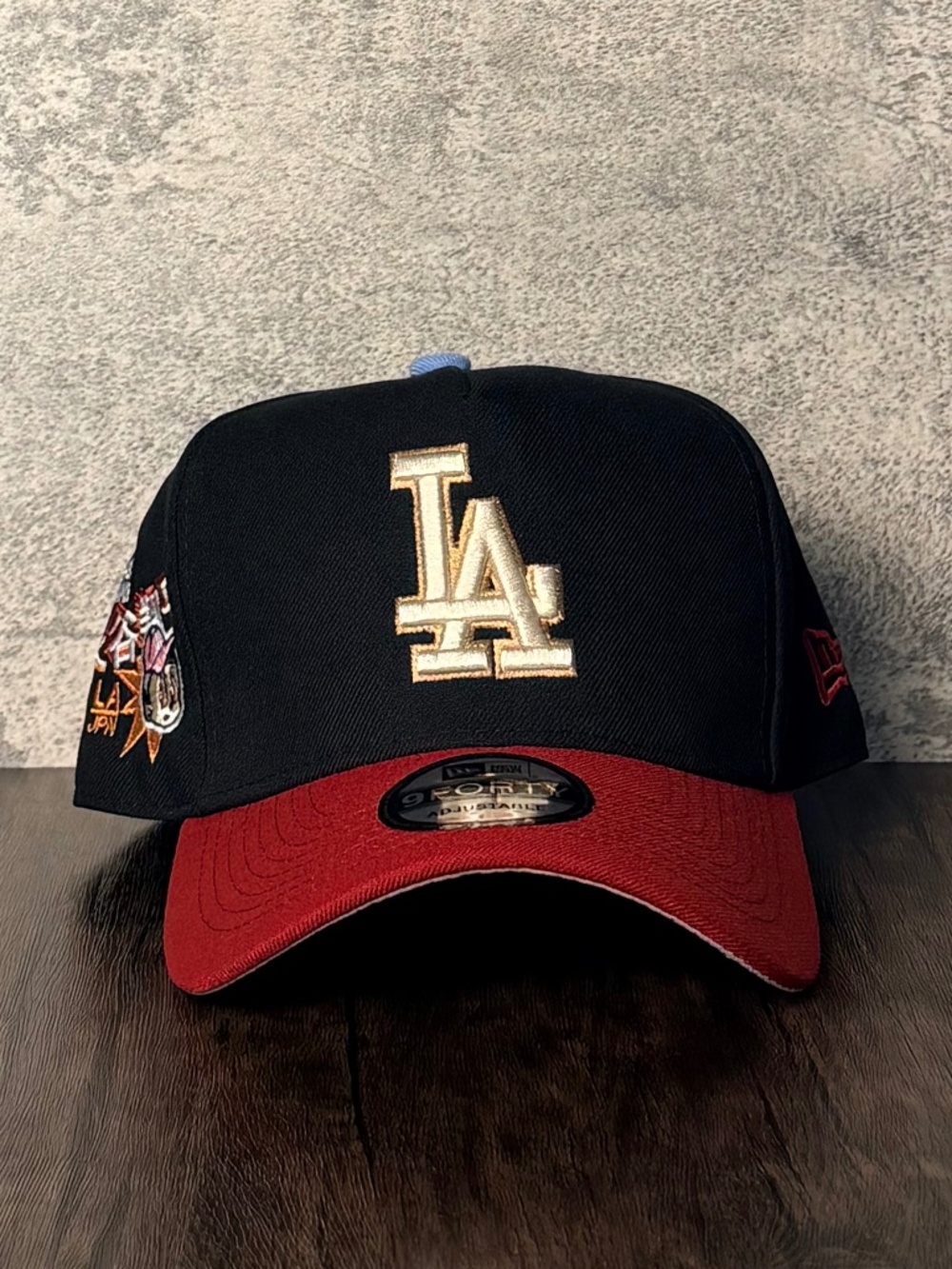 New Era Dodgers Shohei Ohtani Japan 9FORTY A-Frame Snapback Hat NWT Black Red